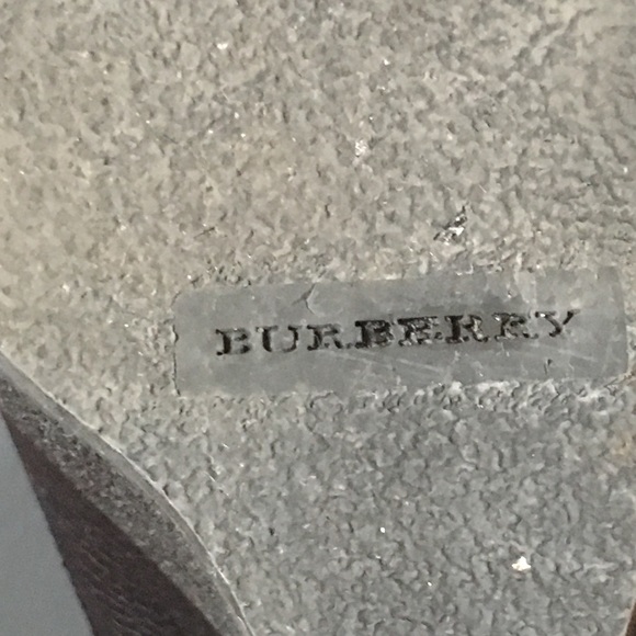 *BURBERRY* Prorsum Brogue Pencombe Leather Wedges - Picture 8 of 8